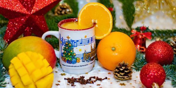 alkoholfreier Orangen-Mango-Punsch